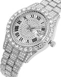 Hip Hop Iced Out Watch for Men – Bling Diamond-Style Luxury Quartz Watch with Date