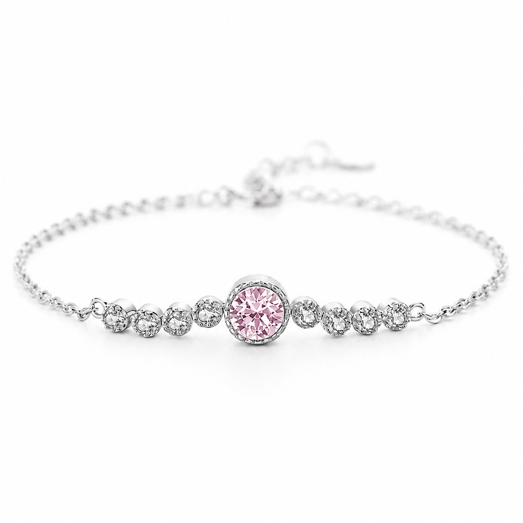 Ocean Heart Sterling Silver Bracelet