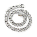 Extra Large Iced-Out Cuban Link Chain – Full Rhinestone Hip Hop Necklace for Men & Women