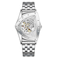 Men’s Triangle Skeleton Watch – Automatic Mechanical Waterproof Luxury Wristwatch