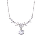 Sterling Silver Cherry Blossom Necklace