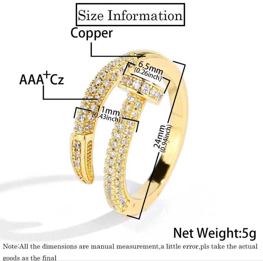 Men’s Hip Hop Gemstone Ring – Iced-Out Luxury Statement Ring for Street Style - gardira